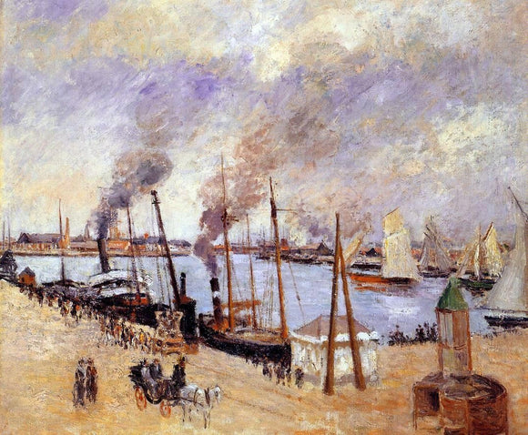  Camille Pissarro The Port of Le Havre - Art Print