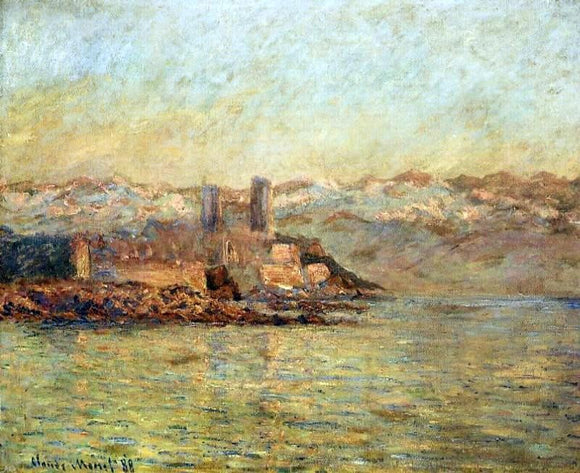  Claude Oscar Monet Antibes and the Maritime Alps - Art Print