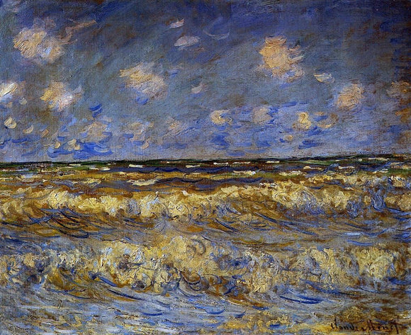  Claude Oscar Monet Rough Sea - Art Print