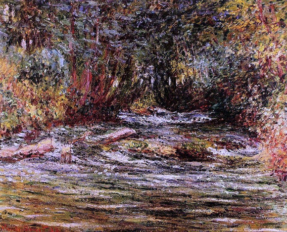  Claude Oscar Monet The River Epte at Giverny - Art Print