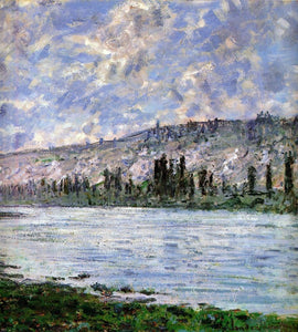  Claude Oscar Monet The Seine at Vetheuil (detail) - Art Print