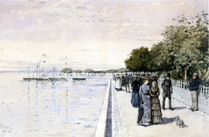  Frederick Childe Hassam Promenade - Art Print