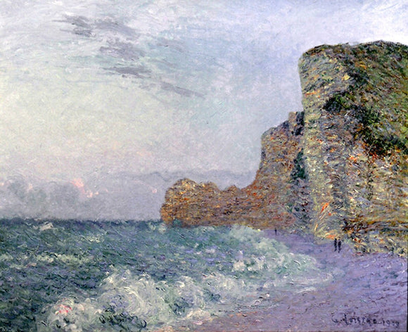  Gustave Loiseau Cliffs in Normandy - Evening - Art Print