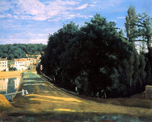  Jean-Baptiste-Camille Corot Ville d'Avray - the Chemin de Corot - Art Print