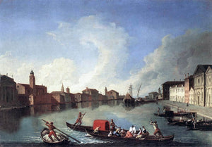  Johan Richter View of the Giudecca Canal - Art Print