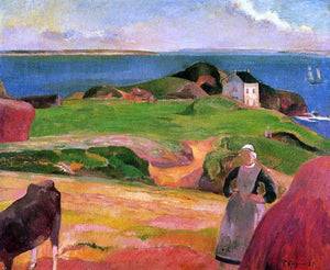  Paul Gauguin Landscape at le Pouldu - the Isolated House - Art Print