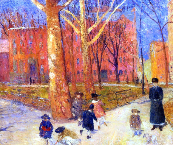  William James Glackens 29 Washington Square - Art Print