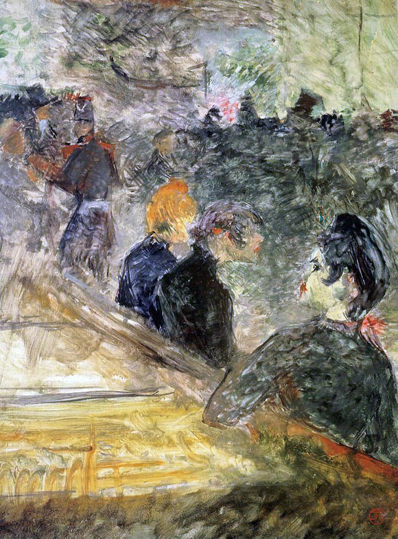  Henri De Toulouse-Lautrec Ball at the Moulin de la Galette - Art Print