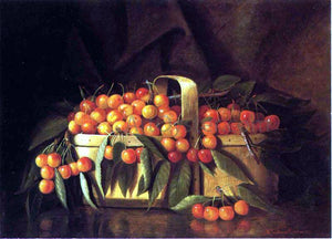  Richard La Barre Goodwin A Basket of Cherries - Art Print