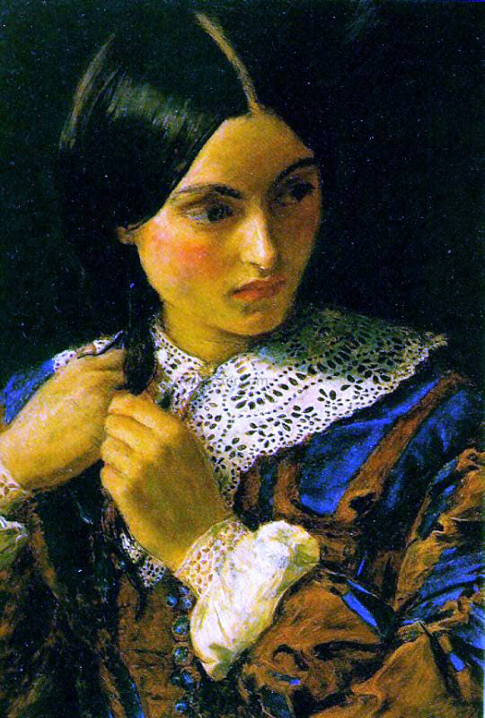  Sir Everett Millais A Beauty - Art Print