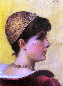  Moritz Stifter A Beauty in Historical Costume - Art Print