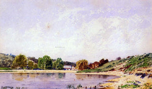  Paul-Camille Guigou Bend in the Durance River - Art Print
