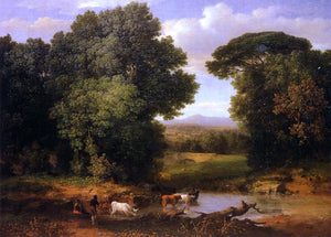  George Inness A Bit of Roman Aqueduct - Art Print