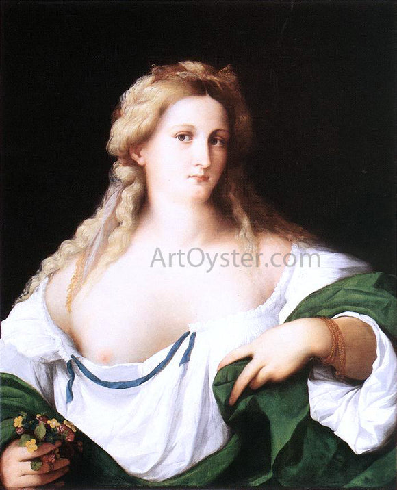  Palma Vecchio A Blonde Woman - Art Print