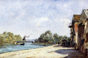  Paul Desire Trouillebert A Bridge over the Oise - Art Print