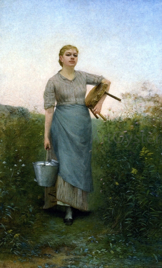  Francis David Millet A Broadway Milkmaid - Art Print