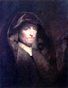  Rembrandt Van Rijn A Bust of an Old Woman (also known as The Artist's Mother) - Art Print