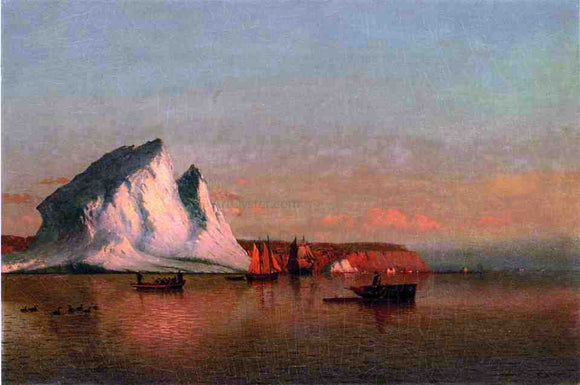  William Bradford A Calm Afternoon, the Coast of Labrador - Art Print