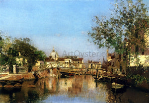  Martin Rico Y Ortega A Canal near the Isle of Giudecca, Il Redentore in the Distance - Art Print