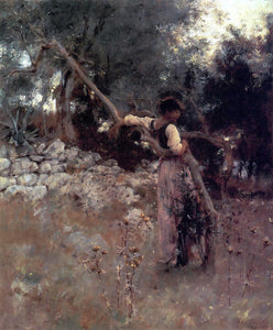  John Singer Sargent Capriote (also known as A Girl of Capri) - Art Print