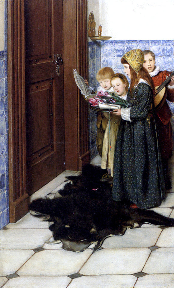  Lady Teresa Alma-Tadema A Carol - Art Print