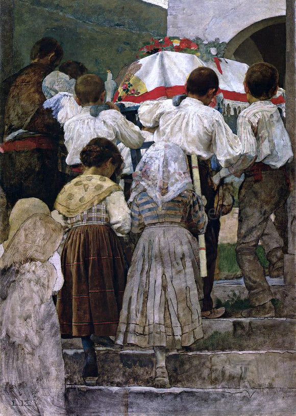  Luigi Nono A Child's Funeral (also known as Il Funerale di un Bambino) - Art Print