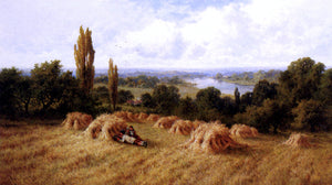  Henry Hillier Parker Corn Field, Chertsey-On-Thames, Surrey - Art Print