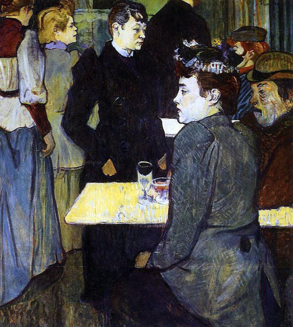  Henri De Toulouse-Lautrec A Corner in the Moulin de la Galette - Art Print