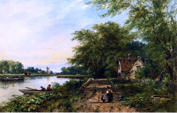  Frederick Waters Watts Country Lane - Art Print