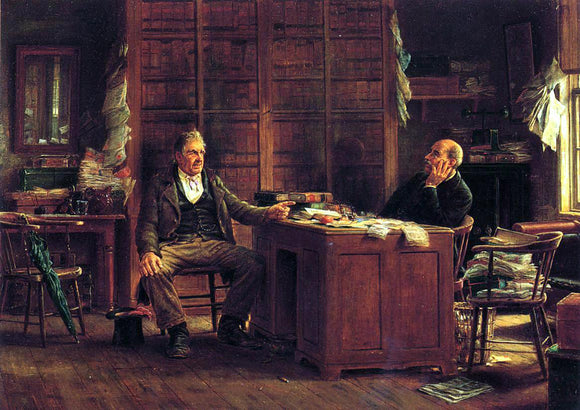  Edward Lamson Henry A Country Lawyer - Art Print