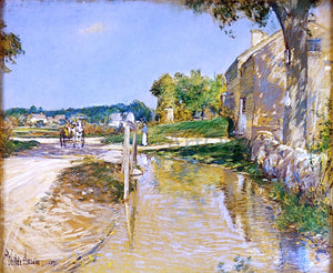  Frederick Childe Hassam A Country Road - Art Print