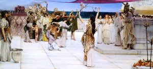  Sir Lawrence Alma-Tadema A Dedication to Bacchus - Art Print