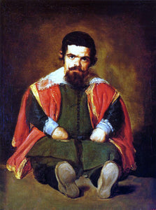  Diego Velazquez Dwarf Sitting on the Floor - Art Print