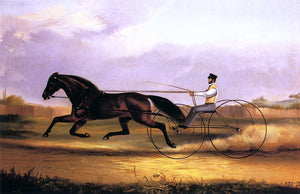  Thomas Kirby Van Zandt A Fast Trotter - Art Print