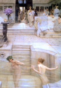  Sir Lawrence Alma-Tadema A Favourite Custom - Art Print