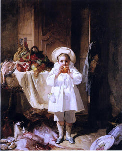  Charles Monginot A Feast for the Young Pierrot - Art Print