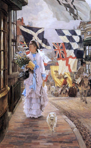  James Tissot A Fete Day at Brighton - Art Print