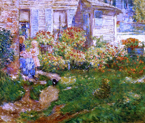  Frederick Childe Hassam A Fisherman's Cottage - Art Print