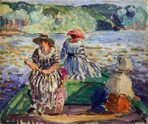  Henri Lebasque A Fishing Expedition - Art Print