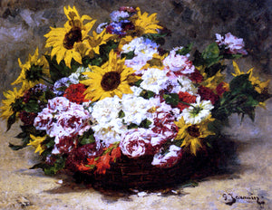  Georges Jeannin A Floral Bouquet - Art Print