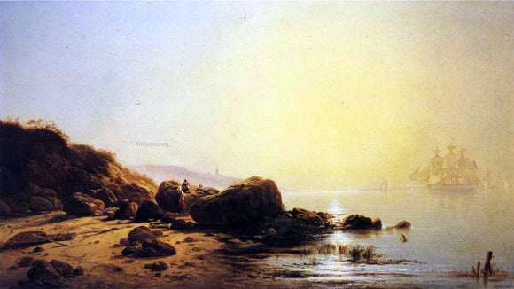  Edward Moran A Foggy Evening at Gowanus - Art Print