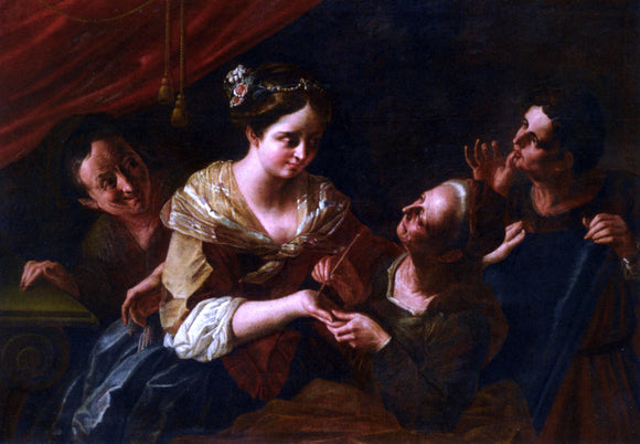  Giovanni Battista Lombardi Fortune Teller - Art Print