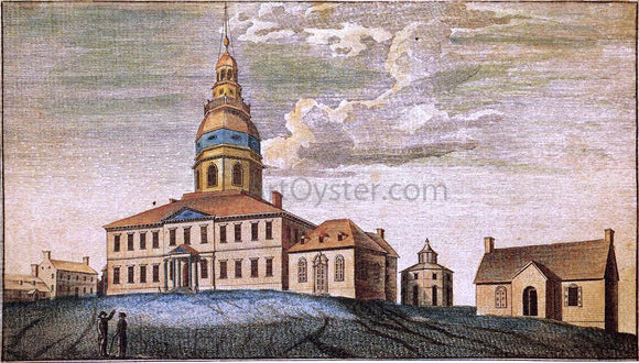  Charles Willson Peale A Front View of Statehouse at Annapolis - Art Print