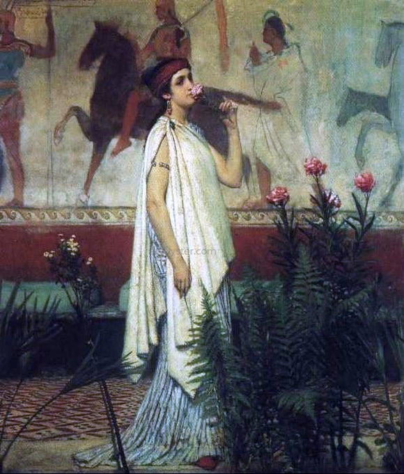  Sir Lawrence Alma-Tadema Greek Woman - Art Print