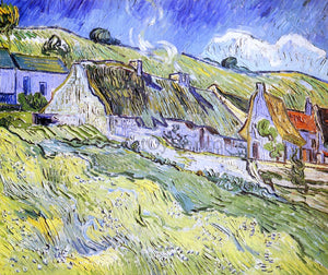  Vincent Van Gogh A Group of Cottages - Art Print