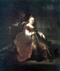 Rembrandt Van Rijn A Heroine from the Old Testament - Art Print