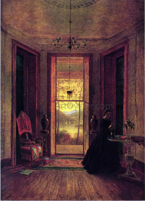  Thomas Worthington Whittredge Home on the Hudson - Art Print