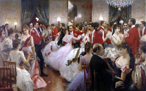  Julius LeBlanc Stewart A Hunt Ball - Art Print