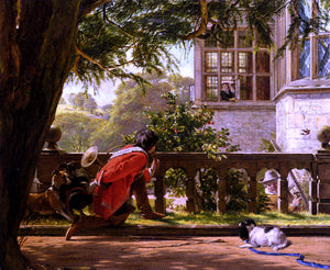  John Callcott Horsley A Hunting Morning - Art Print