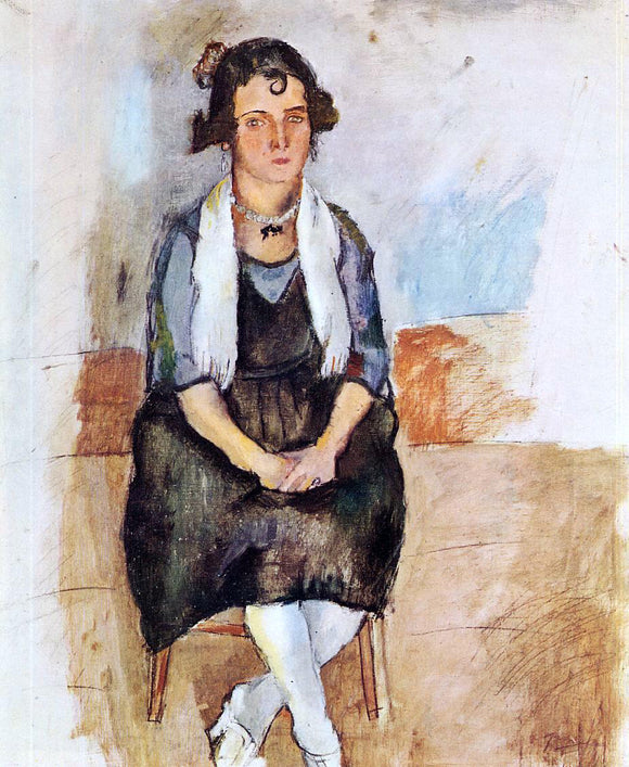  Jules Pascin A Lady from Matigues - Art Print